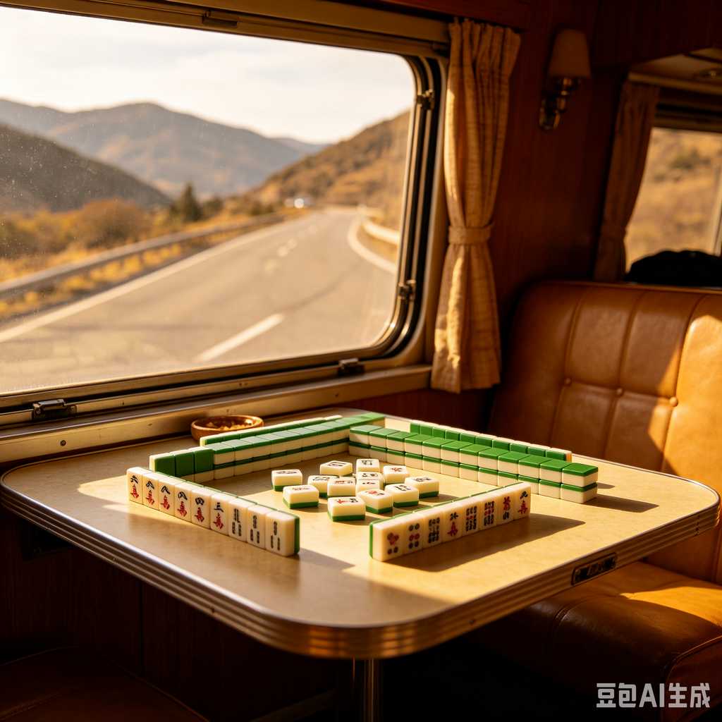 camping mahjong game set