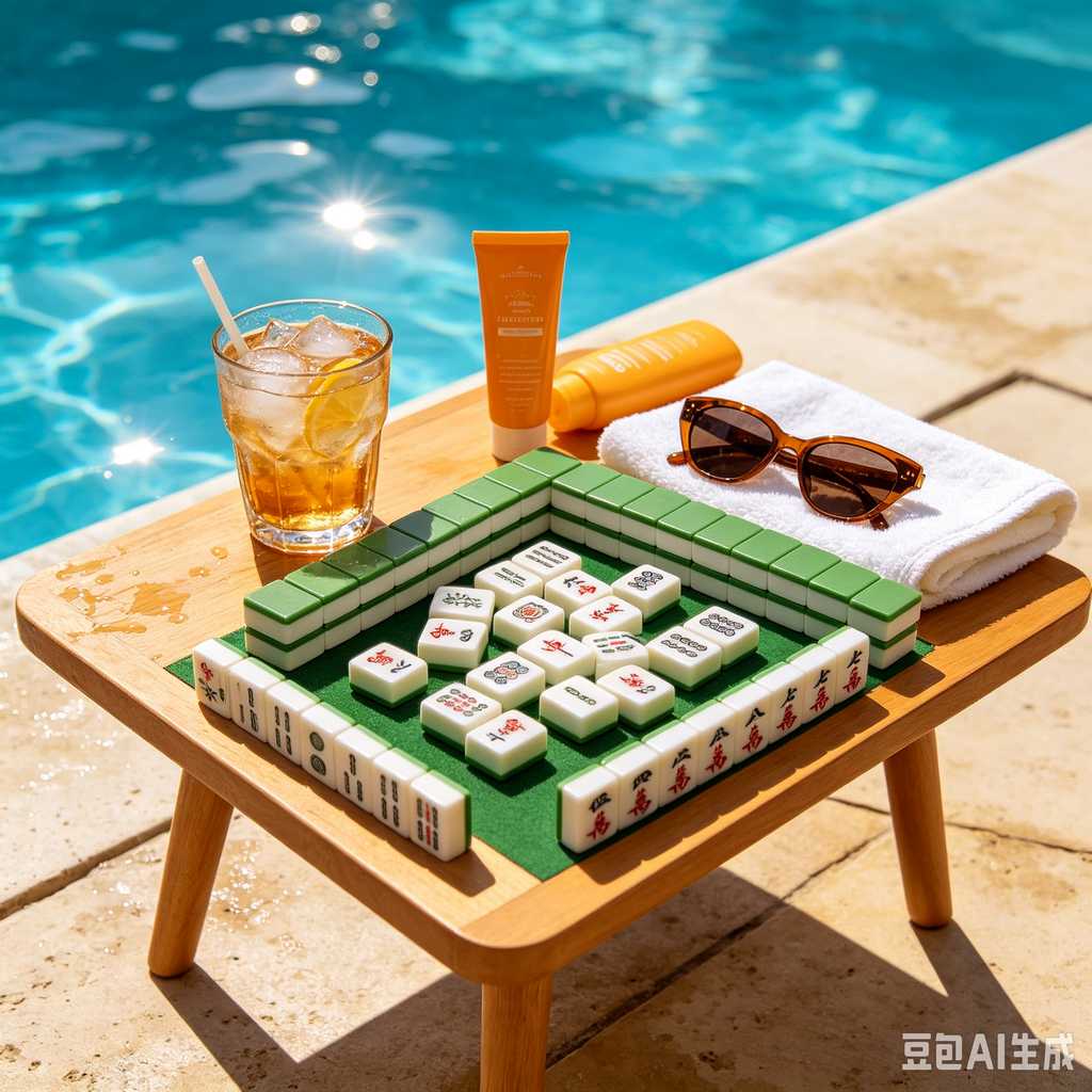 mahjong set for family game night