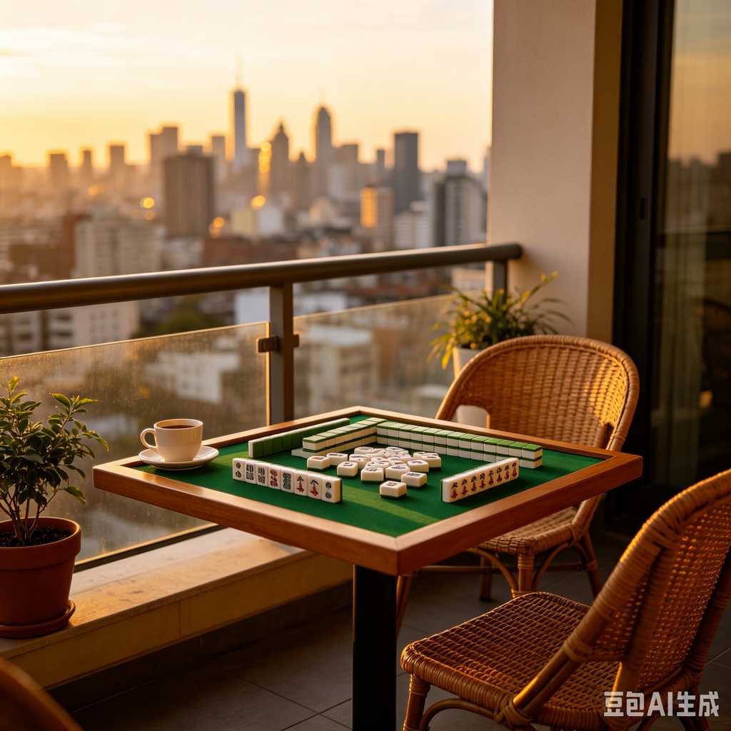 small mahjong mat portable